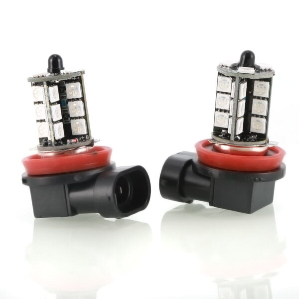 Becuri pentru proiectoare RGB H8/H9/H11 cu telecomandă - imagine 3