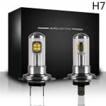 Set becuri cu led H7 3000lm 80w
