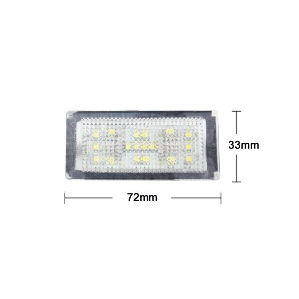 Lampi Led Numar Inmatriculare BMW E65 E66 2001-2008 Seria 7 - imagine 5