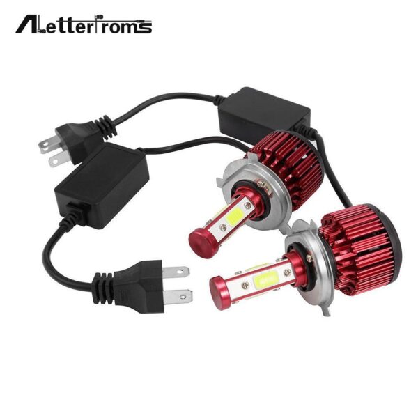Set 2 x Led H4 cu 4 Fete Canbus Integrat - imagine 15
