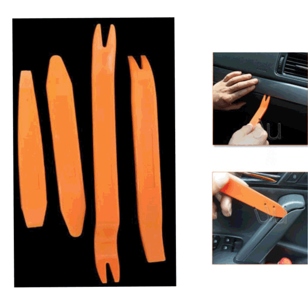 Set Kit demontare cleme demontat interior auto spatule levier - imagine 2