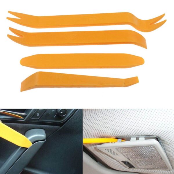 Set Kit demontare cleme demontat interior auto spatule levier - imagine 10
