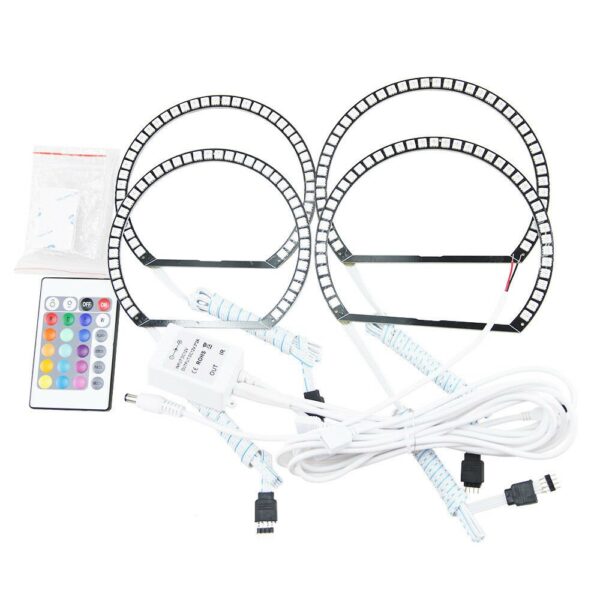 Angel Eyes Multicolor cu Telecomanda BMW E36, E38, E39, E46, LED RGB - imagine 7