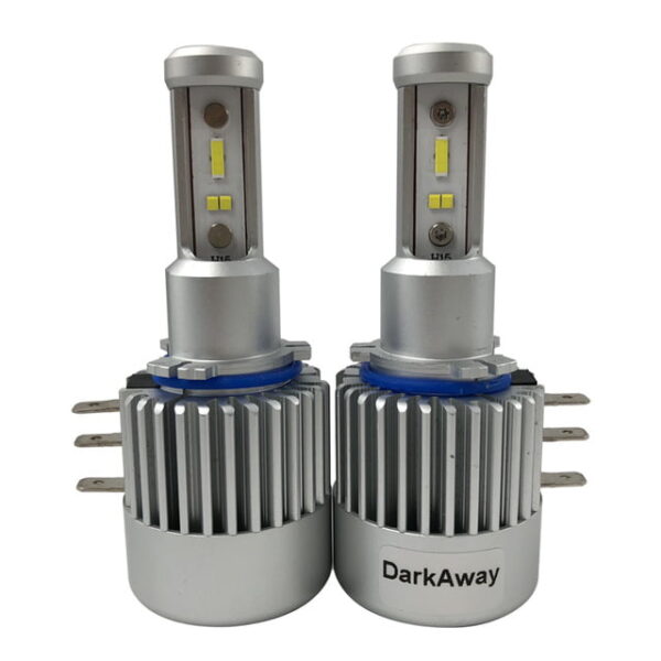 Set becuri Led H15 DarkAway 60W 8000LM Canbus Fara Eroare - imagine 2