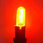 Bec LED Portocaliu W5W T10 cu 6SMD tip 5050
