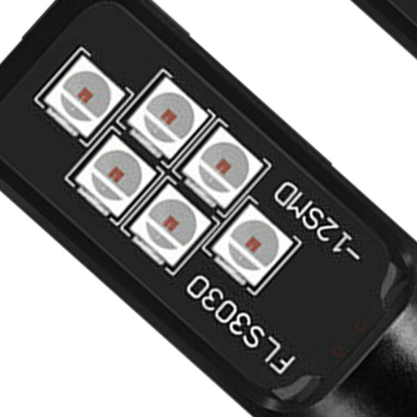 Set becuri Led Rosii BA15s P21W cu 12 leduri SMD - imagine 7