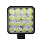 Proiector patrat de lucru LED pentru Camion, OffRoad, Tractoare, Utilaje, 12V /24V, putere 48W