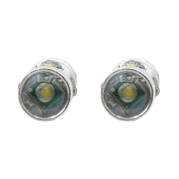 Set 2 x Becuri Albe led BAX9s H6W cu 5 LED Cree - imagine 5