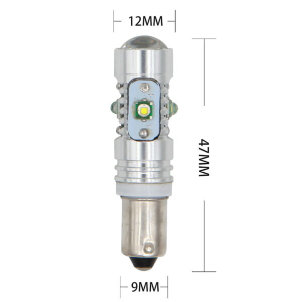 Set 2 x Becuri Albe led BAX9s H6W cu 5 LED Cree - imagine 6