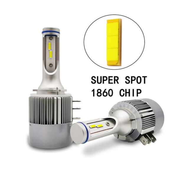Set 2 x becuri H15 LED 1860 CHIP 9600lm