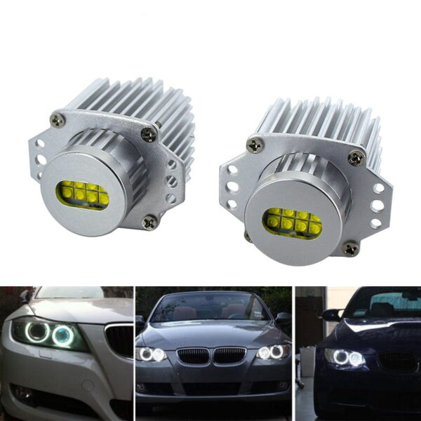 Set 2 x 80W LED Marker Angel Eyes  BMW E90 E91 Seria 3