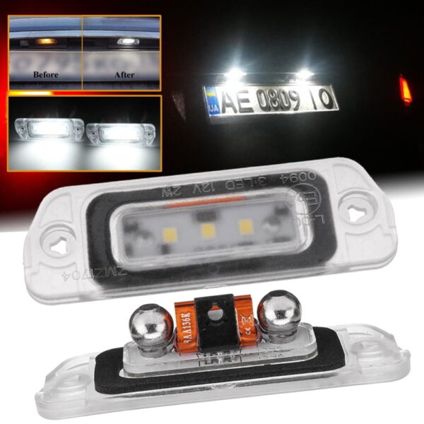 Lampi LED numar Benz Mercedes ML W164 , GL X164 R Class - imagine 3