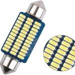 Becuri Led Festoon, c5w c10w 31mm 36mm 39mm 41mm, Alb Portocaliu Albastru Gheata Roz