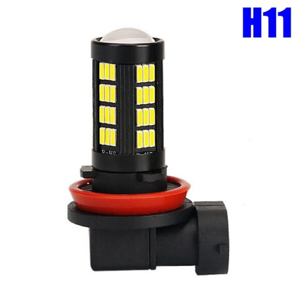 Set 2 x H11 LED cu 36 SMD cu lumina alba Efect Xenon