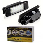 Set lampi LED numar dedicate PEUGEOT 106 207 307 308 406 407 508 1007 3008 Citroen C2 C3 C4 C5 C6 DS3