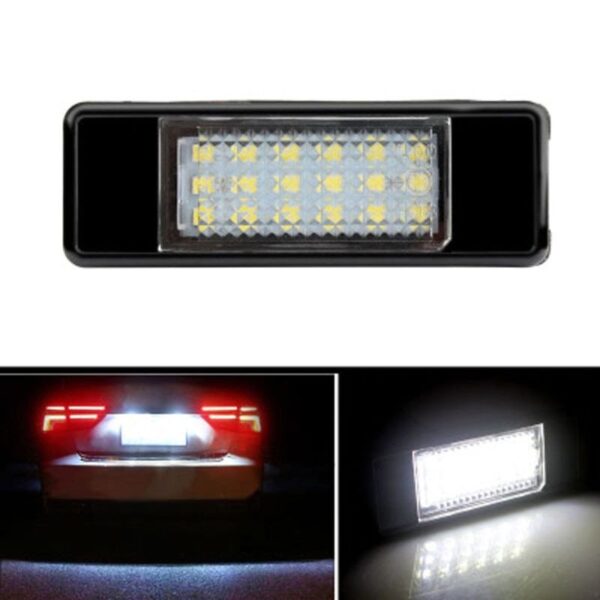 Set lampi LED numar dedicate PEUGEOT 106 207 307 308 406 407 508 1007 3008 Citroen C2 C3 C4 C5 C6 DS3 - imagine 2