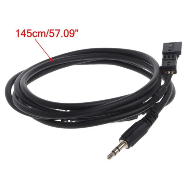 Adaptor Auxiliar Audio 3.5mm BMW E39 E46 E53 X5 Mufa Tata Jack 3.5 mm - imagine 3