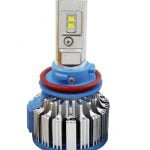 Bec led H8 H9 H11 6000k alb rece 8000lm