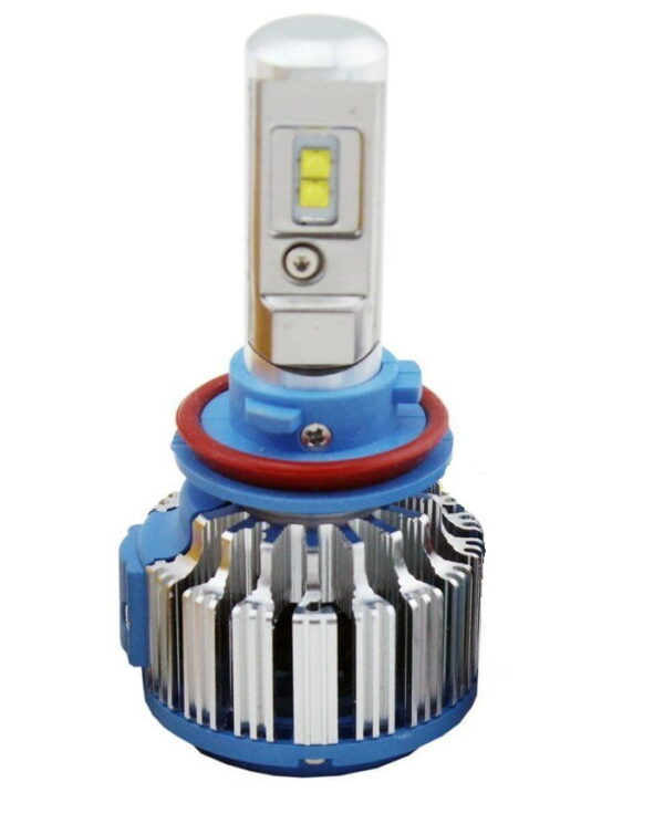 Bec led H8 H9 H11 6000k alb rece 8000lm