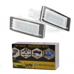 Set Lampi led numar dedicate Dacia Logan MCV Lodgy Renault Fluence Laguna Espace Scenic