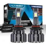 Becuri Led HB3 9005 HB4 9006 NOVSIGHT F03 90W 15000LM Canbus 6000K