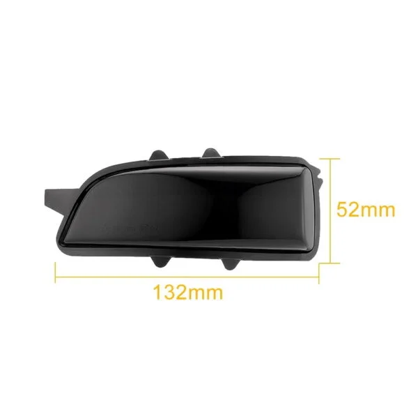 Set semnalizare dinamica secventiala progresiva fumurie oglinda Volvo V50 V70 II III S60 I S40 II S80 II C30 II - imagine 6