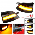 Set semnalizare dinamica secventiala progresiva fumurie oglinda Ford C-Max Focus II MK2 Focus II Mk2 C-Max