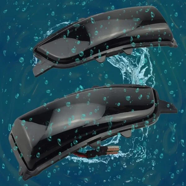 Set semnalizare dinamica secventiala progresiva fumurie oglinda Volvo V50 V70 II III S60 I S40 II S80 II C30 II - imagine 9