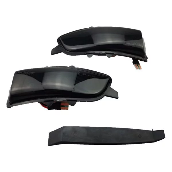 Set semnalizare dinamica secventiala progresiva fumurie oglinda Volvo V50 V70 II III S60 I S40 II S80 II C30 II - imagine 10