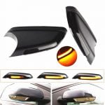 Set semnalizare dinamica secventiala progresiva fumurie oglinda VW Volkswagen Polo mk4 FL Vento Skoda Octavia