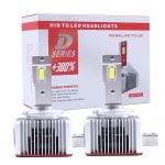 Set 2 Becuri LED D1S Far Auto Plug & Play CANBUS Fara Eroare 70W 17200LM 6000K Alb Pur Alb Rece