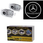 Set 2 Proiectoare Logo LED pentru Mercedes Benz M A S C E B GL ML SLS GLK CLK CL SL Class