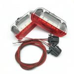 Set 2 Lampi LED Utilizare sub portiera Lumini usi / Portiere dedicate VW Golf 5 6 7 Jetta MK5 MK6 MK7 CC Tiguan Passat B6 B7