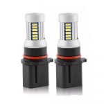 Set 2 Becuri Auto LED PSX26W Alb Rece 6000K DRL Lumina de zi / Ceata 12V