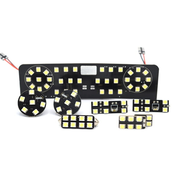 Set Complet 7 Placi Becuri LED interior Plafoniera Parasolar Torpedo Portbagaj VW Golf 6