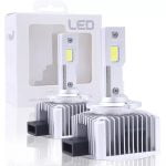 Set 2 Becuri LED D3S Far Auto Plug & Play CANBUS Fara Eroare 70W 8600LM 6000K Alb Pur Alb Rece