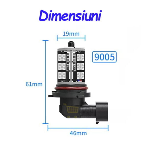 Set 2 Becuri LED RGB pentru proiectoare HB4 cu telecomandă - imagine 10