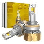 Set 2 Becuri LED Alb Rece Premium IF150 H7 din Alumniu si Cupru 300W 50000LM