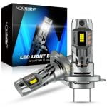 RESIGILAT - Set 2 becuri LED Novsight N63 1:1 soclu H7 16000LM 70W