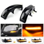 Set semnalizare dinamica secventiala progresiva fumurie oglinda TOYOTA Land Cruiser Prado KDJ150 TRJ150 GRJ150 GDJ150 GRJ200 URJ200 UZJ200 VDJ200
