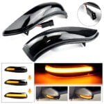 Set semnalizare dinamica secventiala progresiva fumurie oglinda Mercedes Benz A B Class W169 W245 Prefacelift