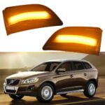Set semnalizare dinamica secventiala progresiva fumurie oglinda Volvo XC60 2008 2009 2010 2011 2012 2013 2014