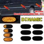 Set 2 Semnalizari Dinamice Secventiale Fumurii Aripa Mercedes Benz Sprinter W906 2006 - 2018 VW Crafter 2006 - 2016