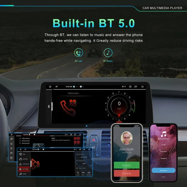 Navigatie Android BMW X5 E70 X6 E71, CCC, 13, 8 core, 8GB RAM 128GB ROM Ecran 12.3 inch Carplay & Android auto - imagine 13