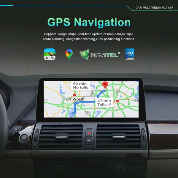 Navigatie Android BMW X5 E70 X6 E71, CCC, 13, 8 core, 8GB RAM 128GB ROM Ecran 12.3 inch Carplay & Android auto - imagine 12