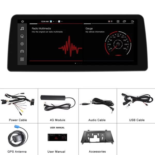 Navigatie Android BMW X5 E70 X6 E71, CCC, 13, 8 core, 8GB RAM 128GB ROM Ecran 12.3 inch Carplay & Android auto - imagine 9