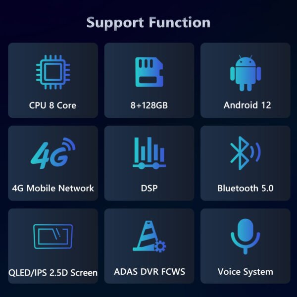 Navigatie Android 12, 4GB RAM 64GB ROM Ecran 10inch Carplay & Android auto Asistent virtual Dedicata VW Passat CC / B7 - imagine 17