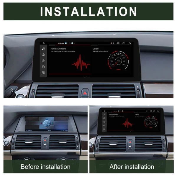 Navigatie Android BMW X5 E70 X6 E71, CCC, 13, 8 core, 8GB RAM 128GB ROM Ecran 12.3 inch Carplay & Android auto - imagine 5