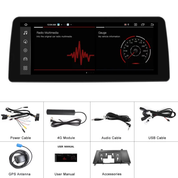 Navigatie Android BMW X5 E70 X6 E71, CCC, 13, 8 core, 8GB RAM 128GB ROM Ecran 12.3 inch Carplay & Android auto - imagine 6