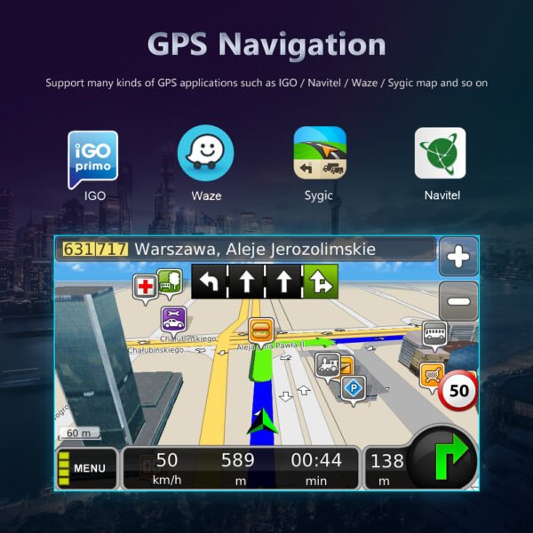 Navigatie Android 12, 4GB RAM 64GB ROM Ecran 10inch Carplay & Android auto Asistent virtual Dedicata VW Passat CC / B7 - imagine 18